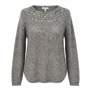 Croft & Borrow knitted petite plus gray sweater PXXL. Excellent Condition AE